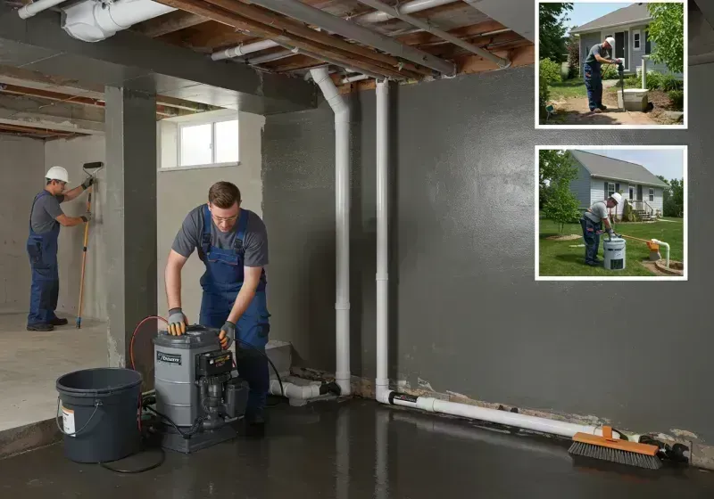 Basement Waterproofing and Flood Prevention process in Sesser, IL